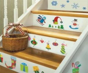 Puzzle Σκάλες με χριστουγεννιάτικα σχέδια